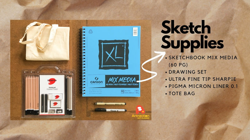 sketch supplies